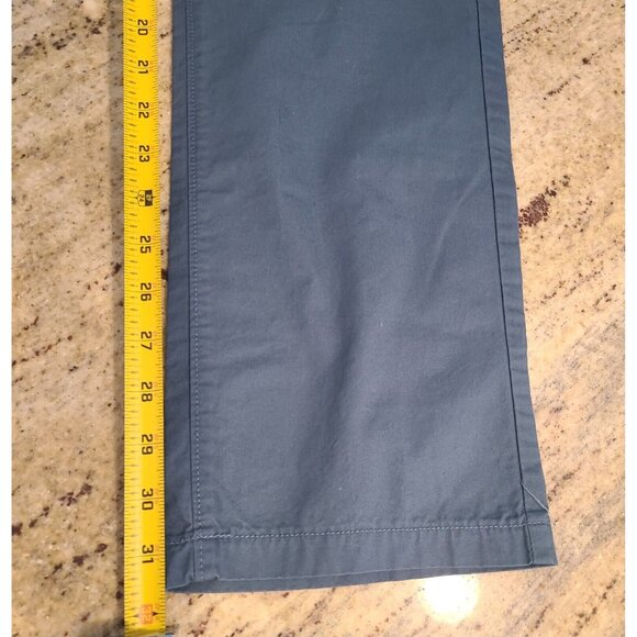 New! Old Navy Pants Men 33x32  Lightweight Khakis Preppy Bodies of Water Blue - Picture 5 of 13